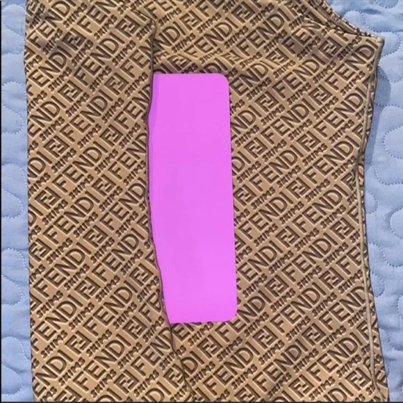 FENDI x SKIMS HIGH NECK BODYSUIT 2XL IN CALIFORNIA (TAN) - Picture 6 of 13